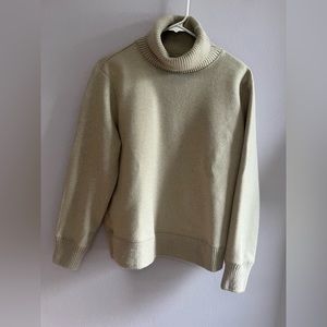Beige cowl neck sweater